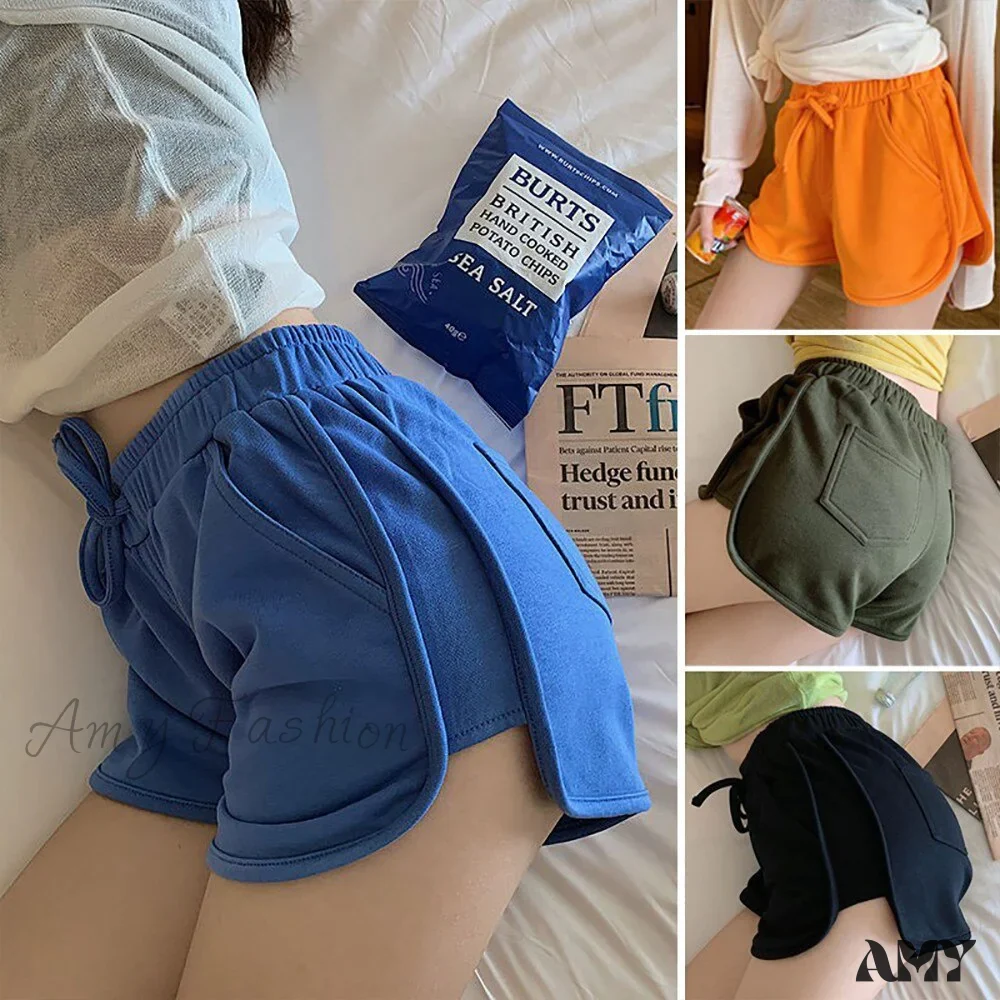 Amy Fashion - High Waist Korean Dolphin Shorts - Image 2