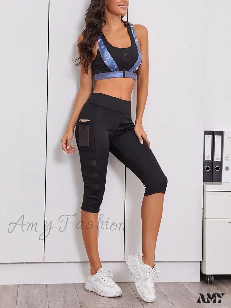 Amy Fashion - High Waisted Athletic Yoga Pants - Image 4