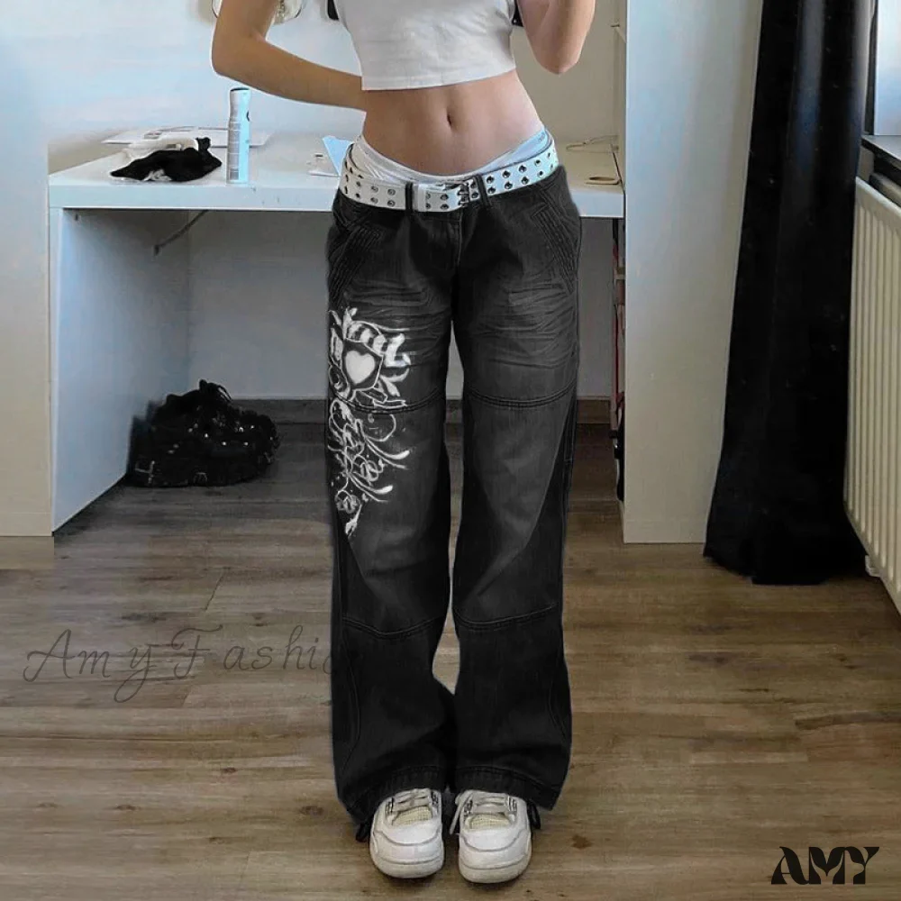 Amy Fashion - Drawstring Baggy Y2K Cargo Pants - Image 16