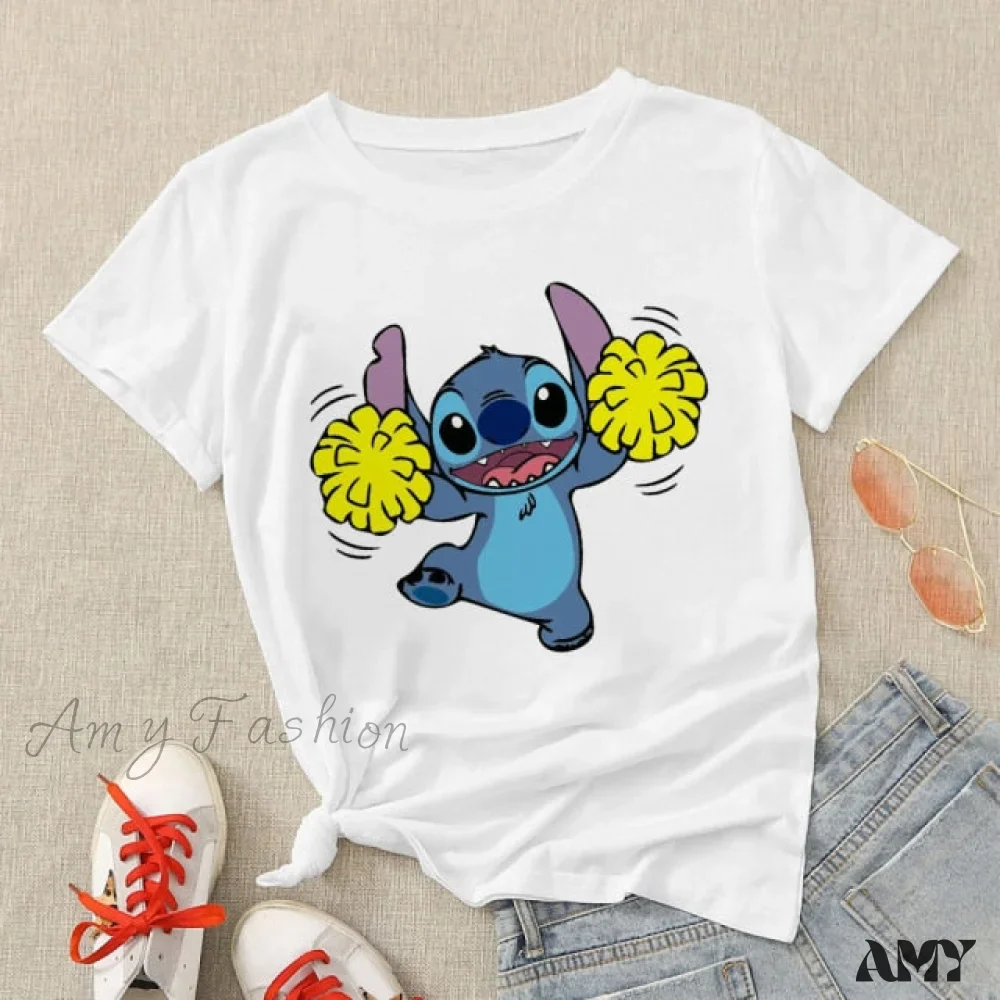 Amy Fashion - Lady Cute Print T-shirts - Image 13