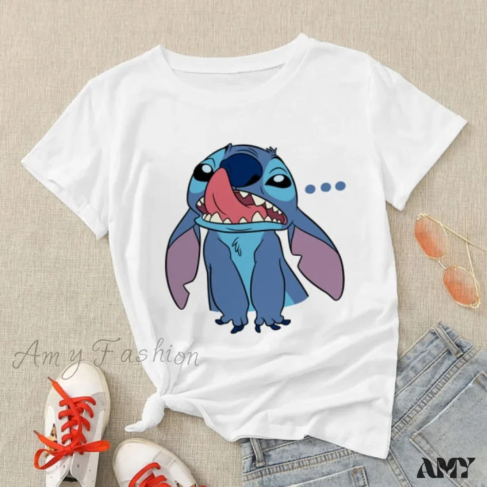 Amy Fashion - Lady Cute Print T-shirts - Image 17