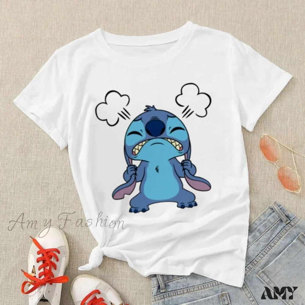 Amy Fashion - Lady Cute Print T-shirts - Image 19