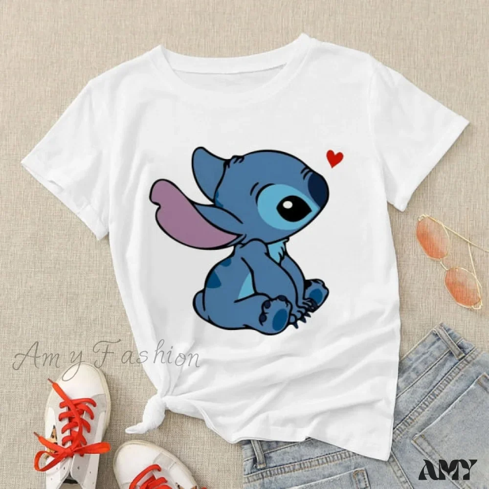Amy Fashion - Lady Cute Print T-shirts - Image 2