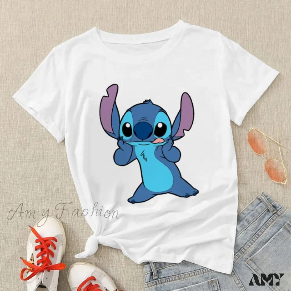 Amy Fashion - Lady Cute Print T-shirts - Image 20