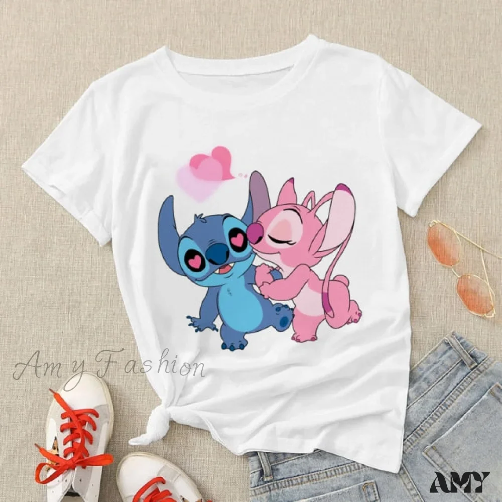 Amy Fashion - Lady Cute Print T-shirts - Image 22