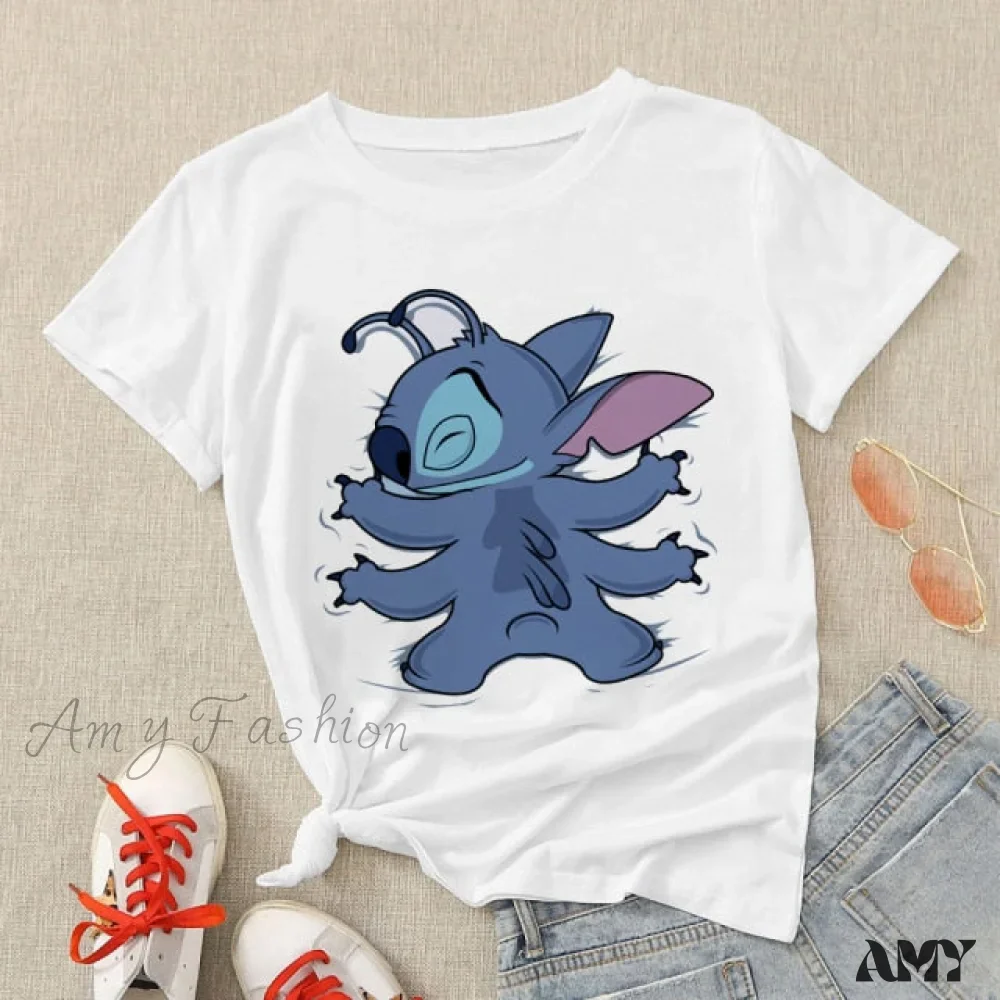 Amy Fashion - Lady Cute Print T-shirts - Image 25