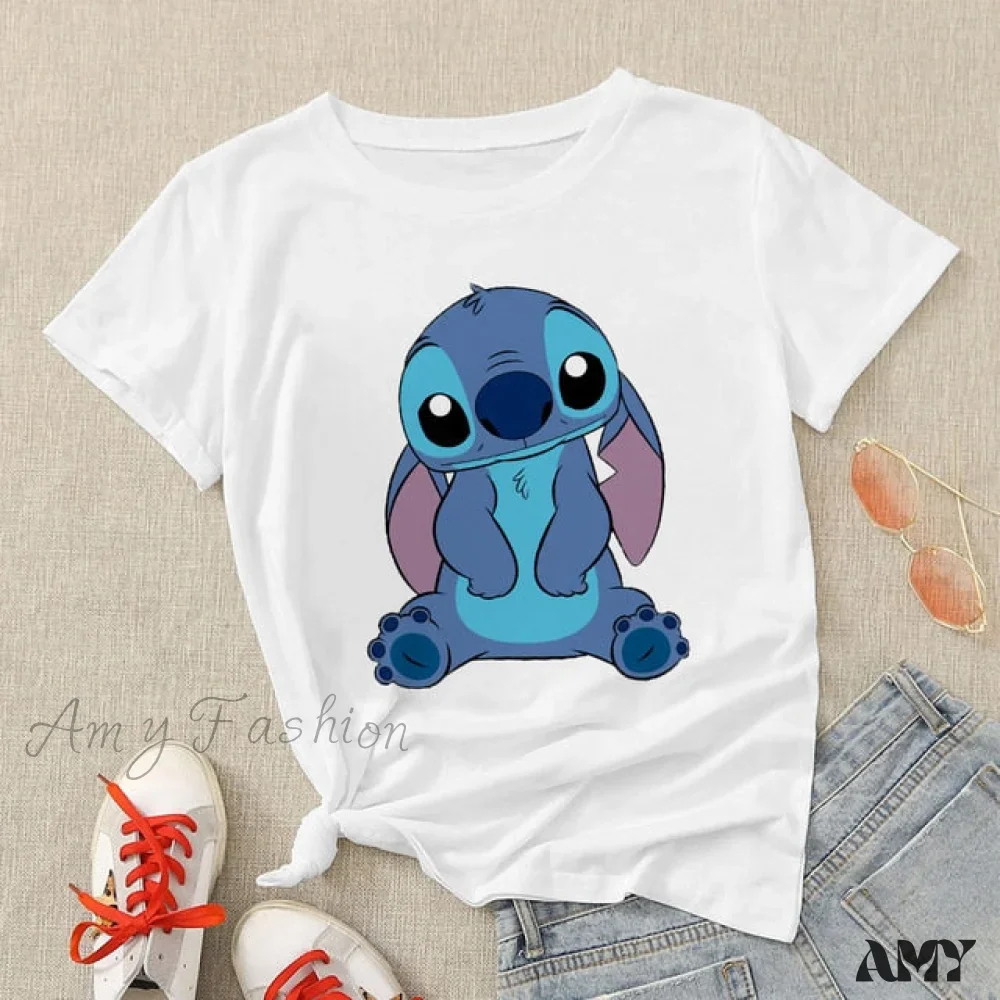Amy Fashion - Lady Cute Print T-shirts - Image 28