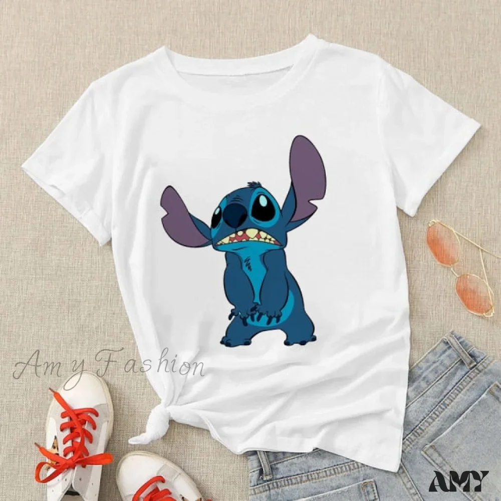 Amy Fashion - Lady Cute Print T-shirts - Image 5