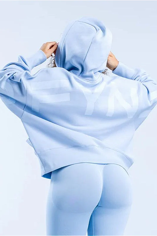 Letter Fleece-Lined Warm Hoodie - Image 3