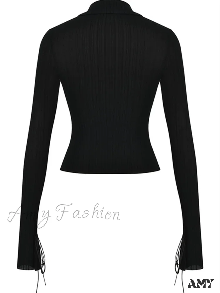 Amy Fashion - Long Sleeve Casual Turn-Down Collar Button-Down T-Shirts - Image 6