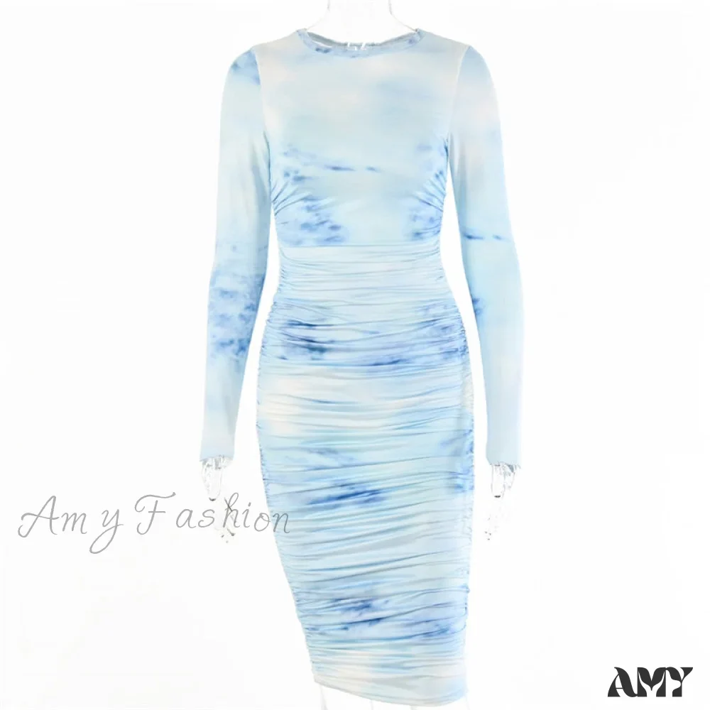 Amy Fashion - Long Sleeve Sexy Bodycon Winter Dress - Image 10