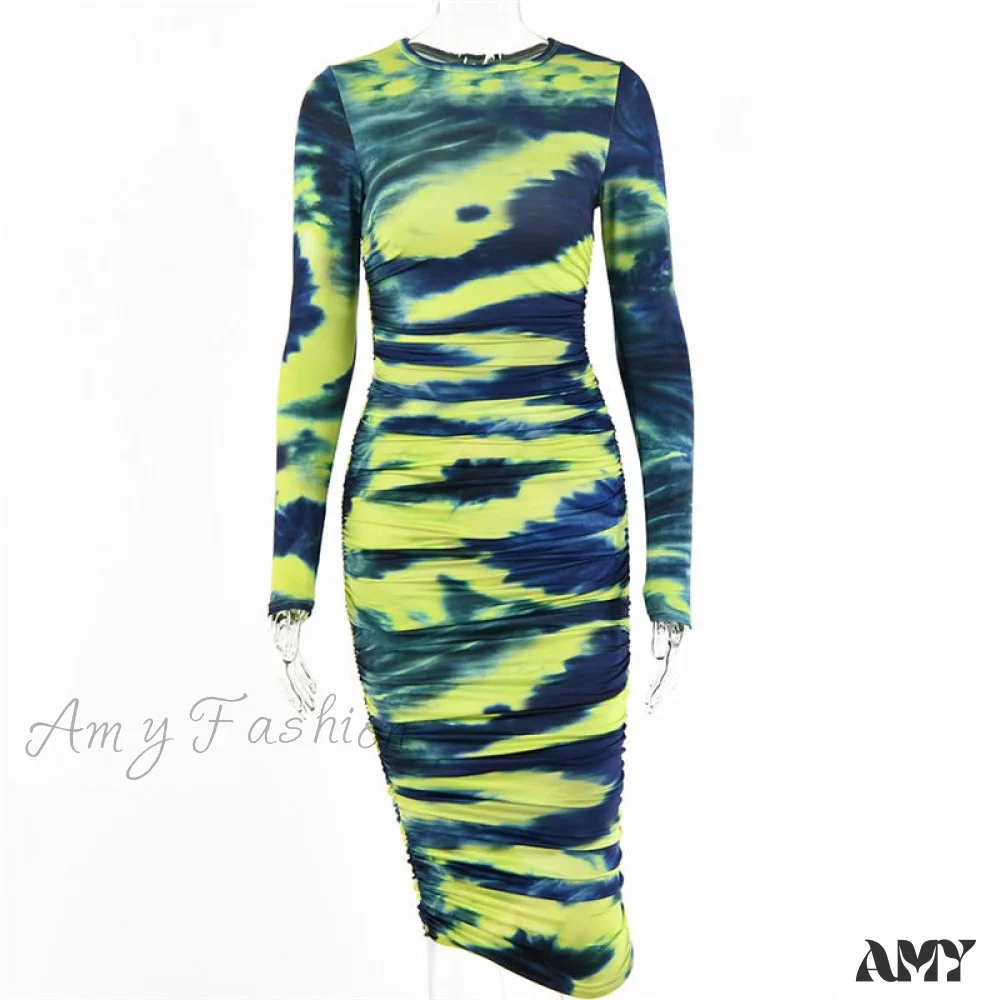 Amy Fashion - Long Sleeve Sexy Bodycon Winter Dress - Image 7