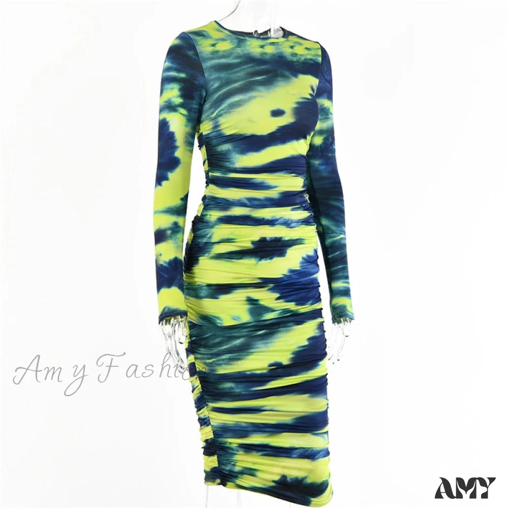 Amy Fashion - Long Sleeve Sexy Bodycon Winter Dress - Image 8
