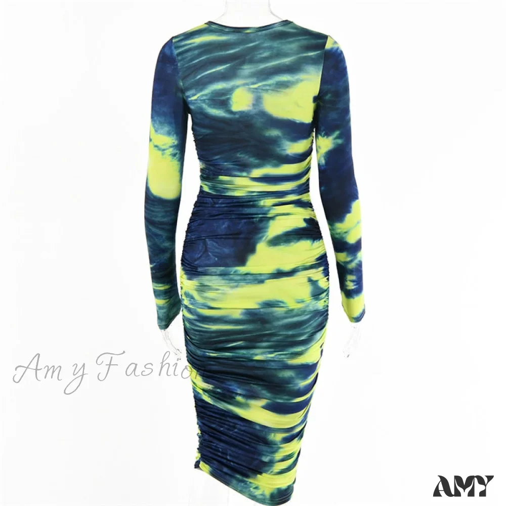 Amy Fashion - Long Sleeve Sexy Bodycon Winter Dress - Image 9