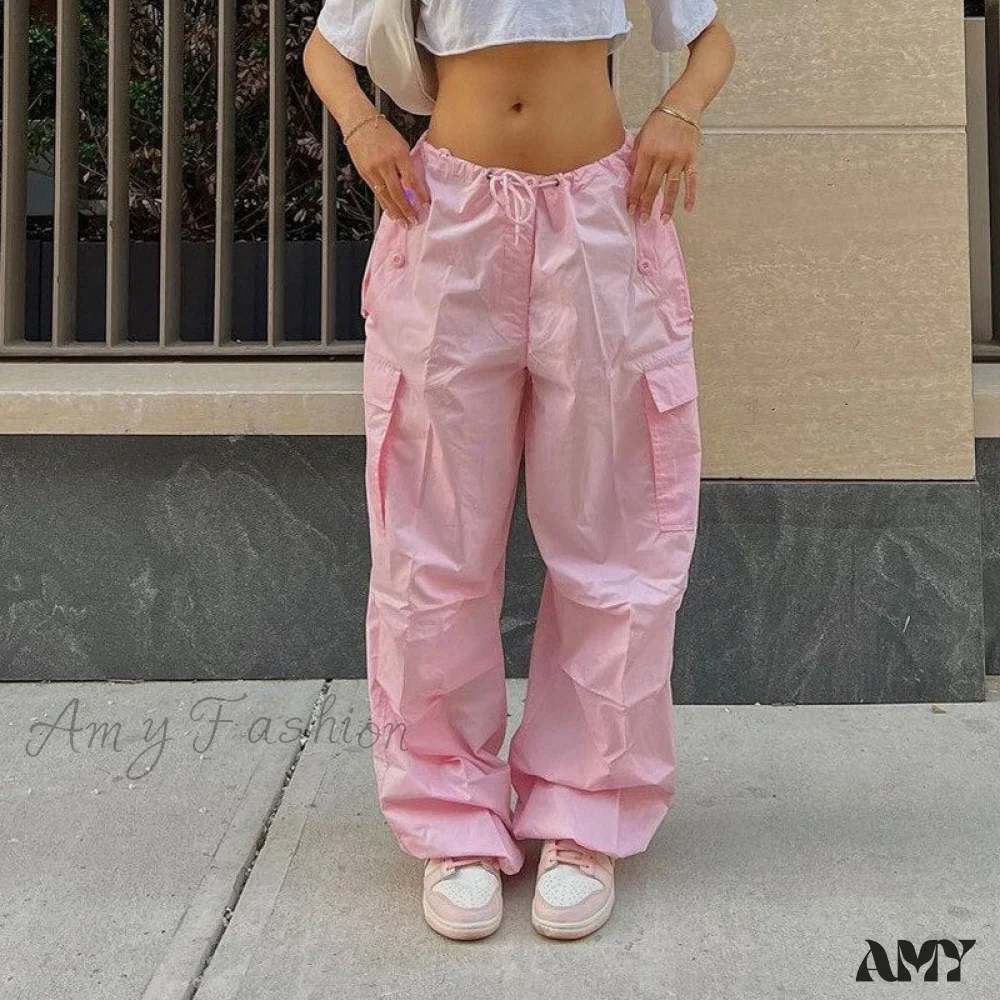 Amy Fashion - Loose Baggy Jogger Cargo Pants Streetwear Outfits - Image 11