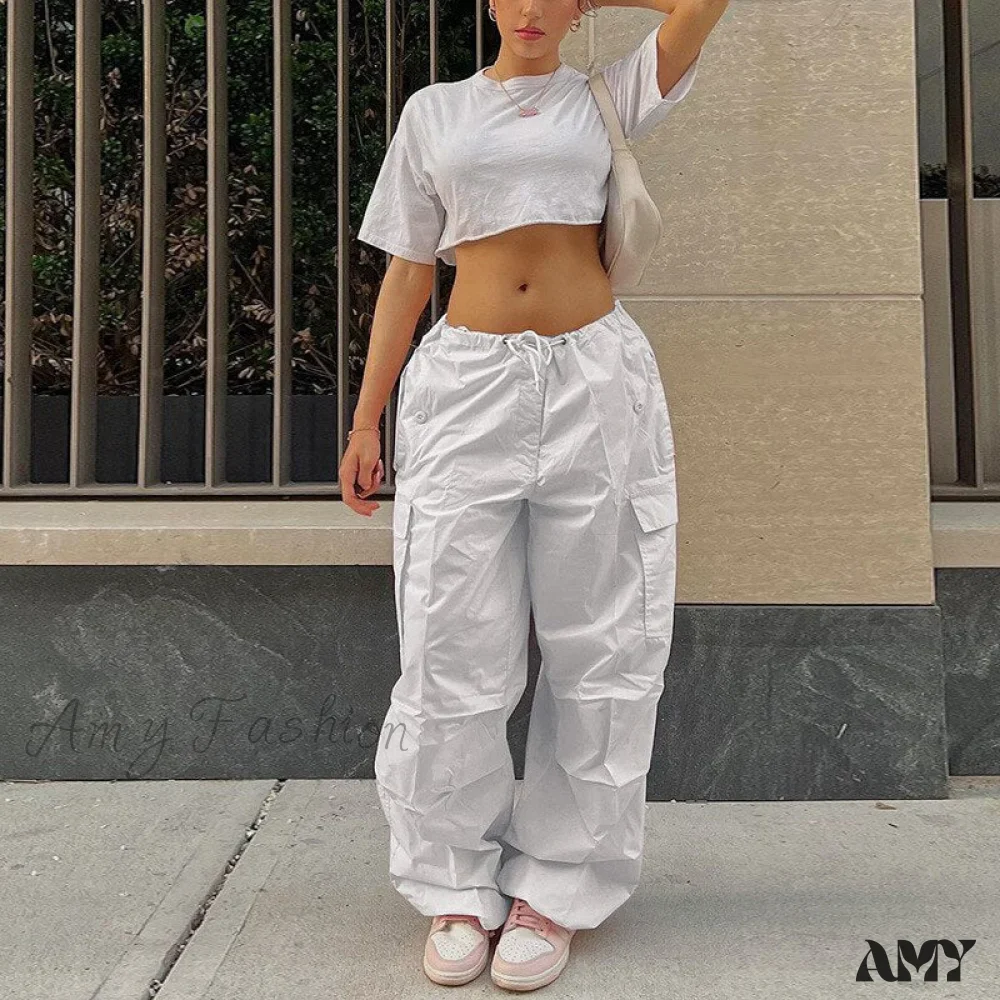 Amy Fashion - Loose Baggy Jogger Cargo Pants Streetwear Outfits - Image 12