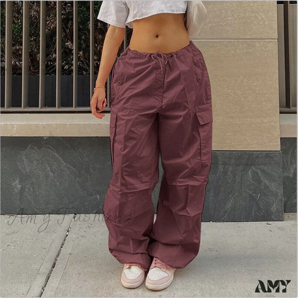 Amy Fashion - Loose Baggy Jogger Cargo Pants Streetwear Outfits - Image 13