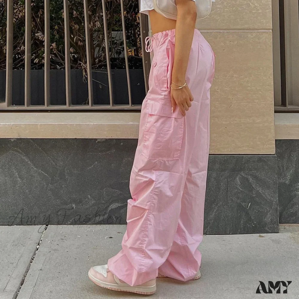Amy Fashion - Loose Baggy Jogger Cargo Pants Streetwear Outfits - Image 5