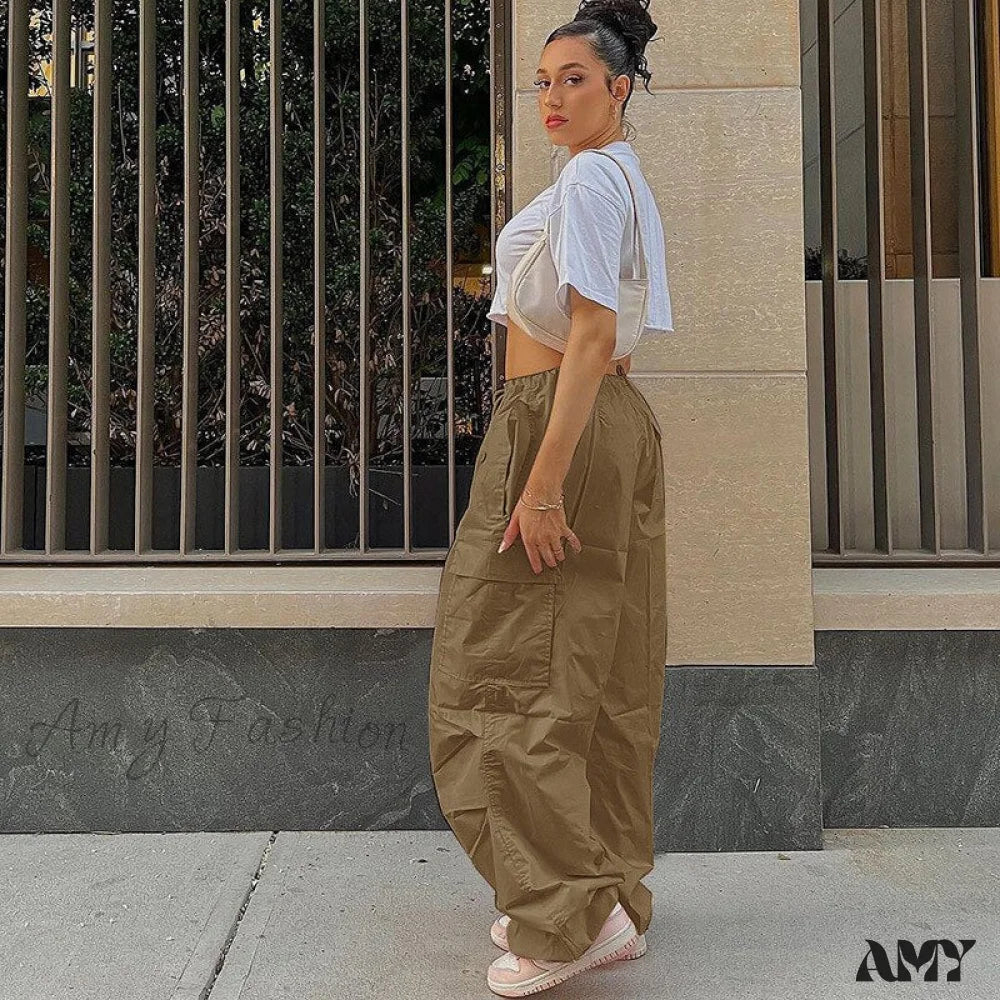 Amy Fashion - Loose Baggy Jogger Cargo Pants Streetwear Outfits - Image 7