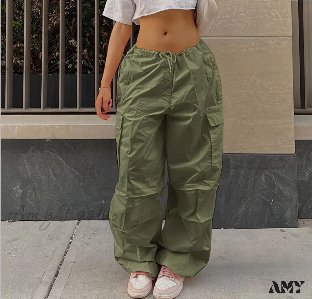 Amy Fashion - Loose Baggy Jogger Cargo Pants Streetwear Outfits - Image 9