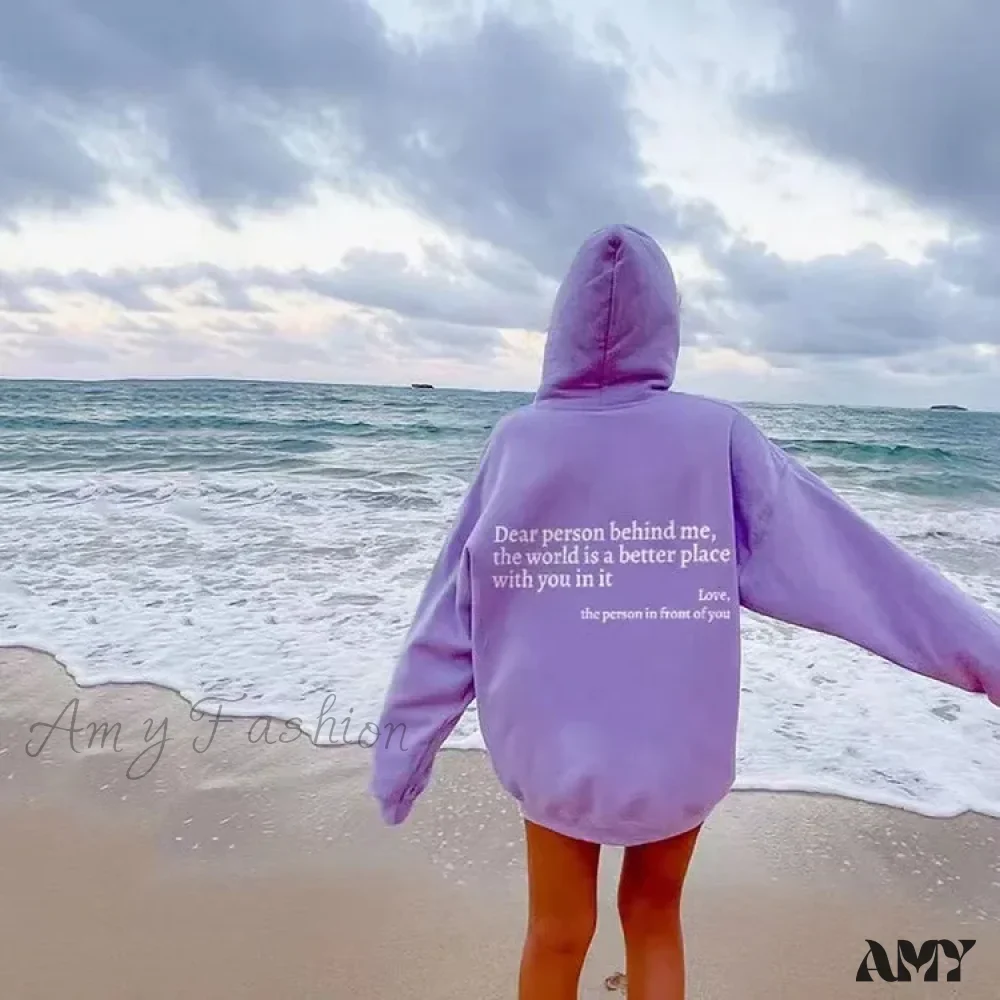 Love Solid Color Comfortable Soft Casual Stylish Cozy Hoodies - Image 12