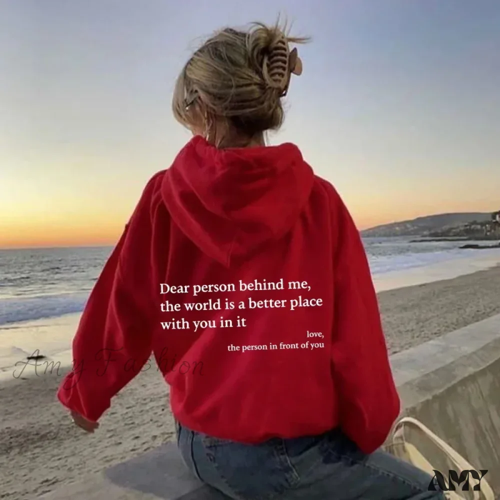 Love Solid Color Comfortable Soft Casual Stylish Cozy Hoodies - Image 13