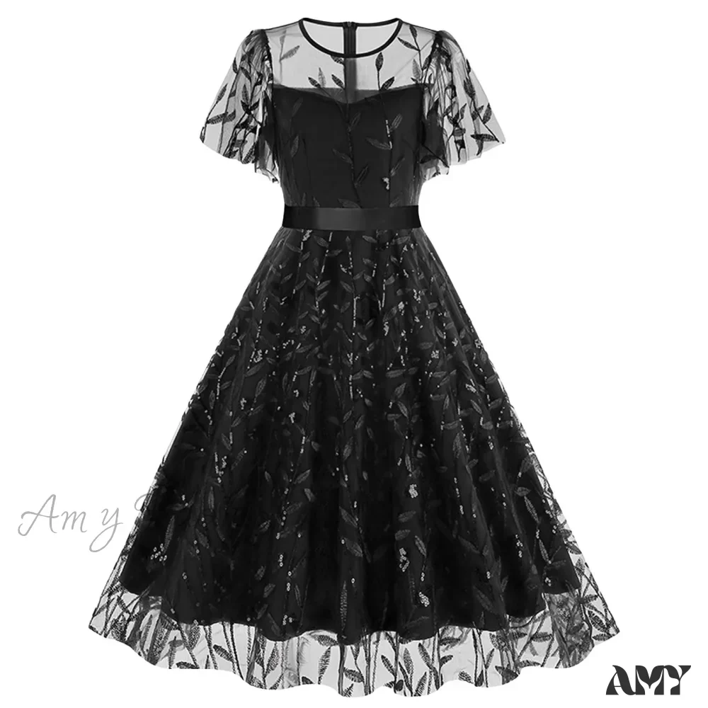 Luxury Deep V-Neck High-Waisted Lace-Up Formal Cocktail Evening Dress