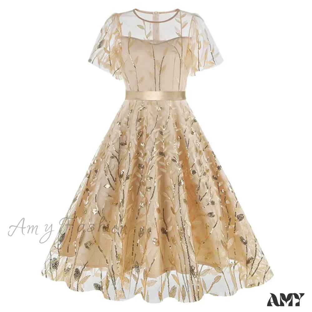 Luxury Deep V-Neck High-Waisted Lace-Up Formal Cocktail Evening Dress - Image 3