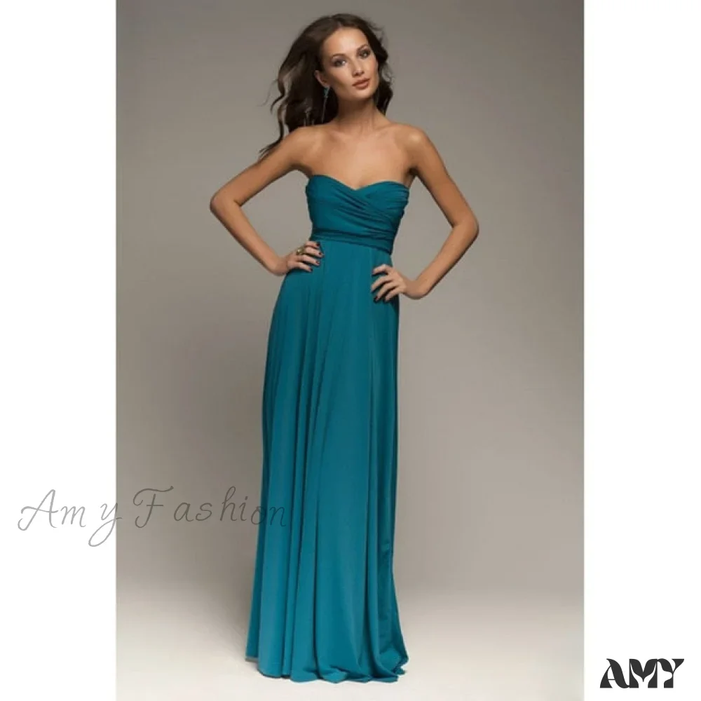 Amy Fashion - Bandage Party Bridesmaids Infinity Robe Maxi Dress - Image 17