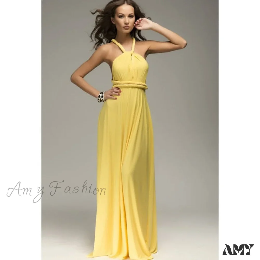 Amy Fashion - Bandage Party Bridesmaids Infinity Robe Maxi Dress - Image 19