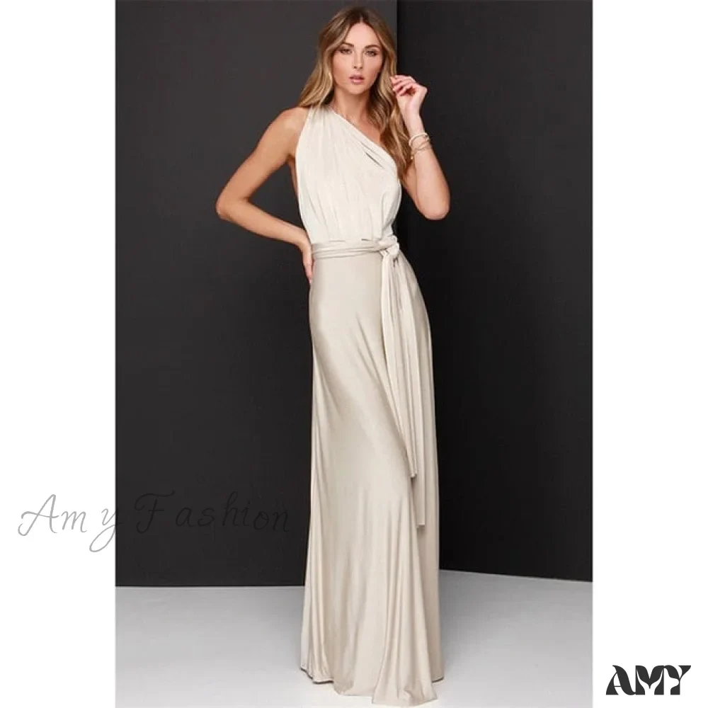Amy Fashion - Bandage Party Bridesmaids Infinity Robe Maxi Dress - Image 6