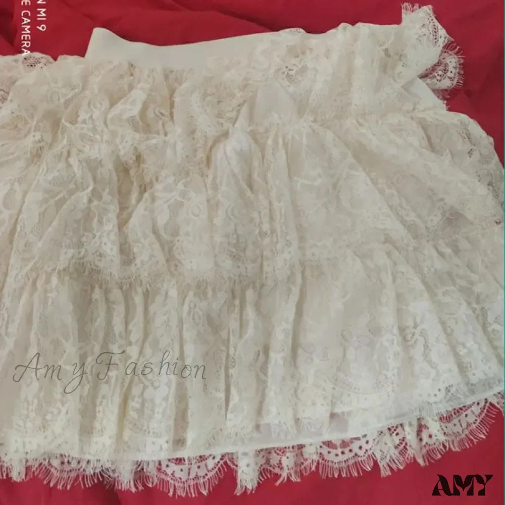 Amy Fashion - High Waist Elegant A Line Mini Skirts - Image 6