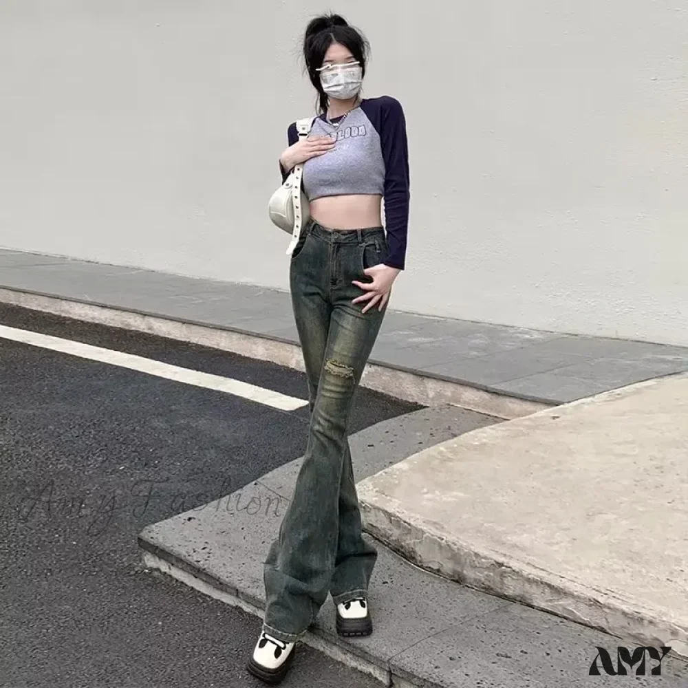 Amy Fashion - Minimalist New Style Fashionable Harajuku Women's Trend Jean