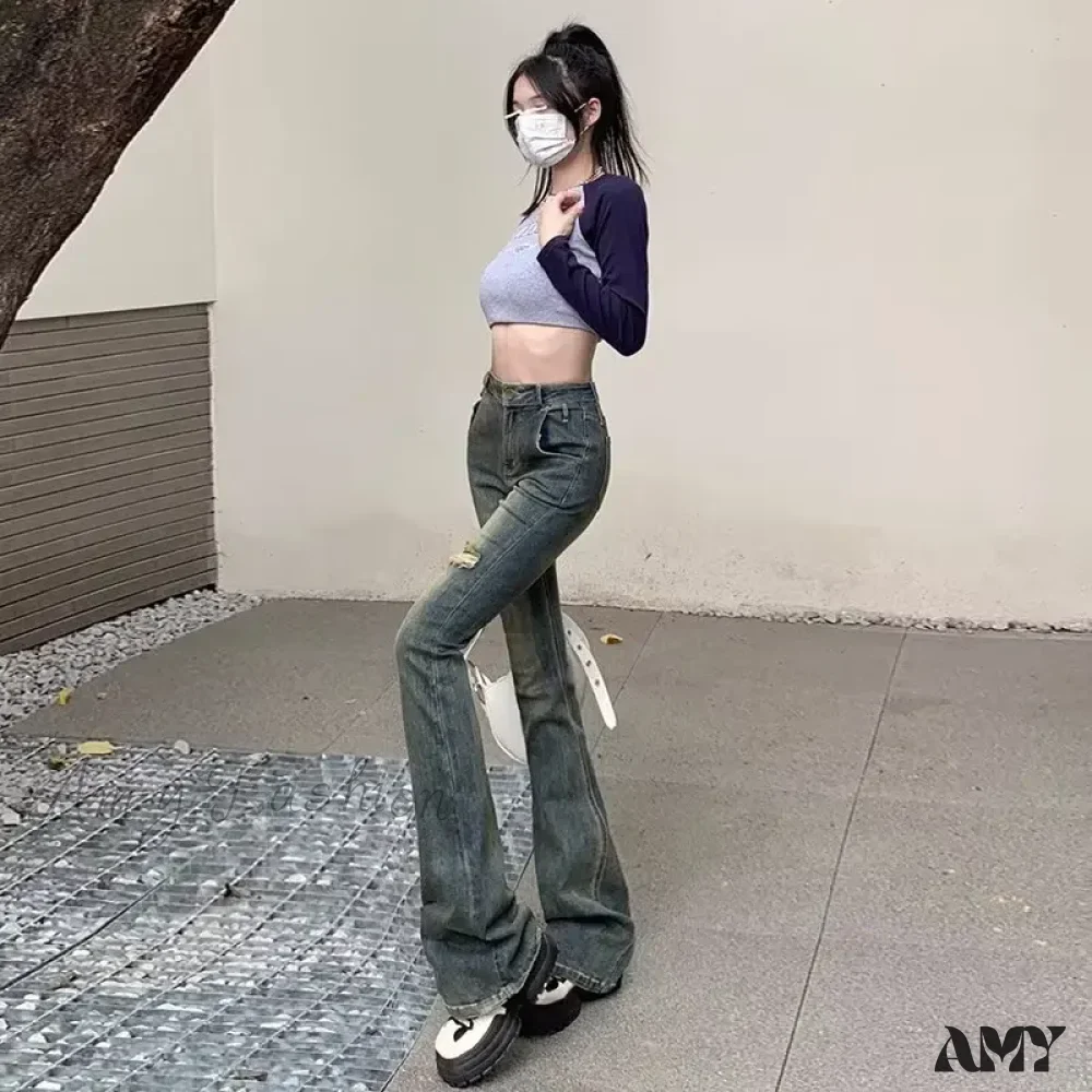 Amy Fashion - Minimalist New Style Fashionable Harajuku Women's Trend Jean - Image 4