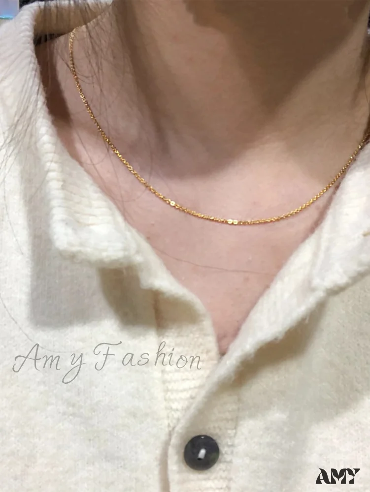 Amy Fashion - Minimalist Stainless Steel Necklace - Image 10