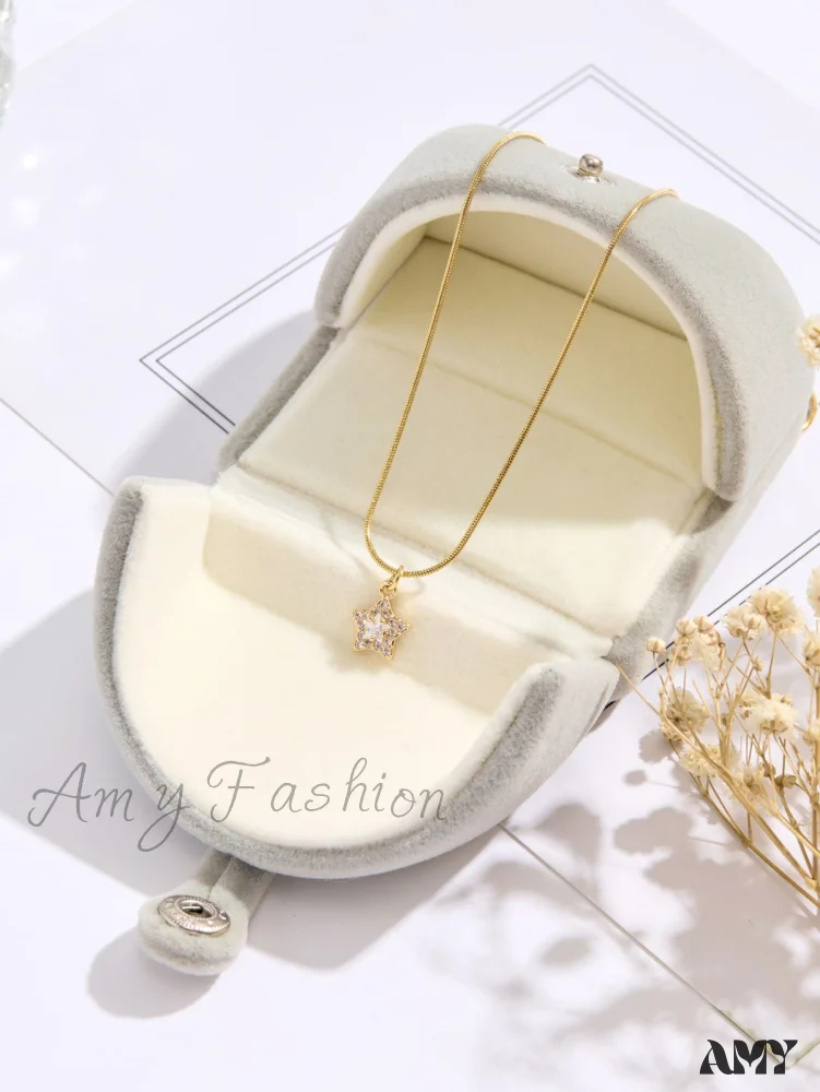 Amy Fashion - Minimalist Stainless Steel Necklace - Image 11