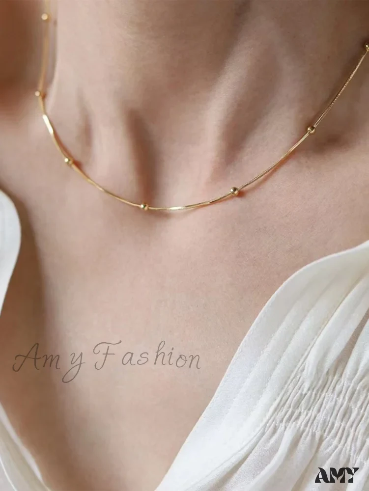 Amy Fashion - Minimalist Stainless Steel Necklace - Image 7