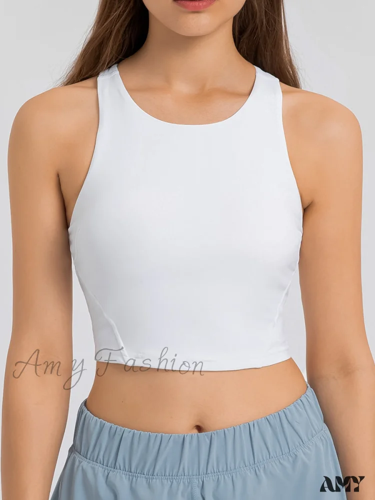 Amy Fashion - Solid Color Simpel Tank Top - Image 10