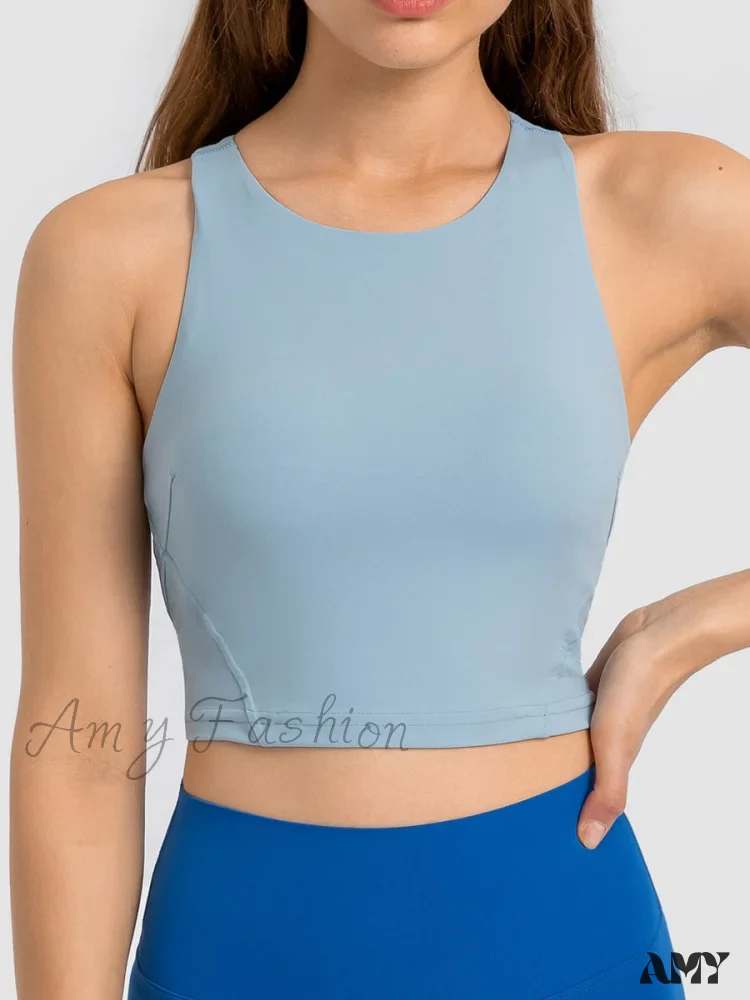 Amy Fashion - Solid Color Simpel Tank Top - Image 6