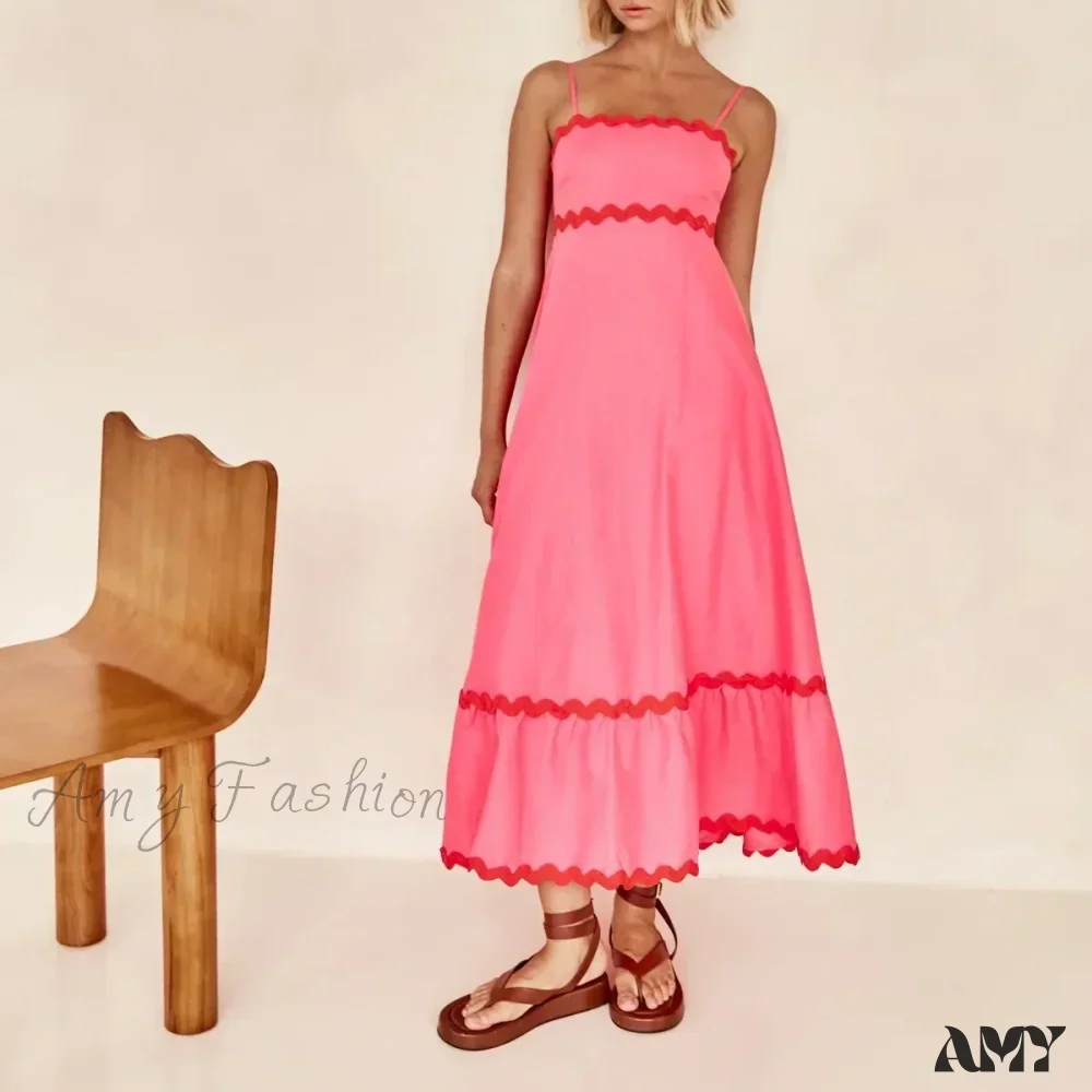 Amy Fashion - New Fashion Sexy Strapless Strap Women Long Boho Dress - Image 10