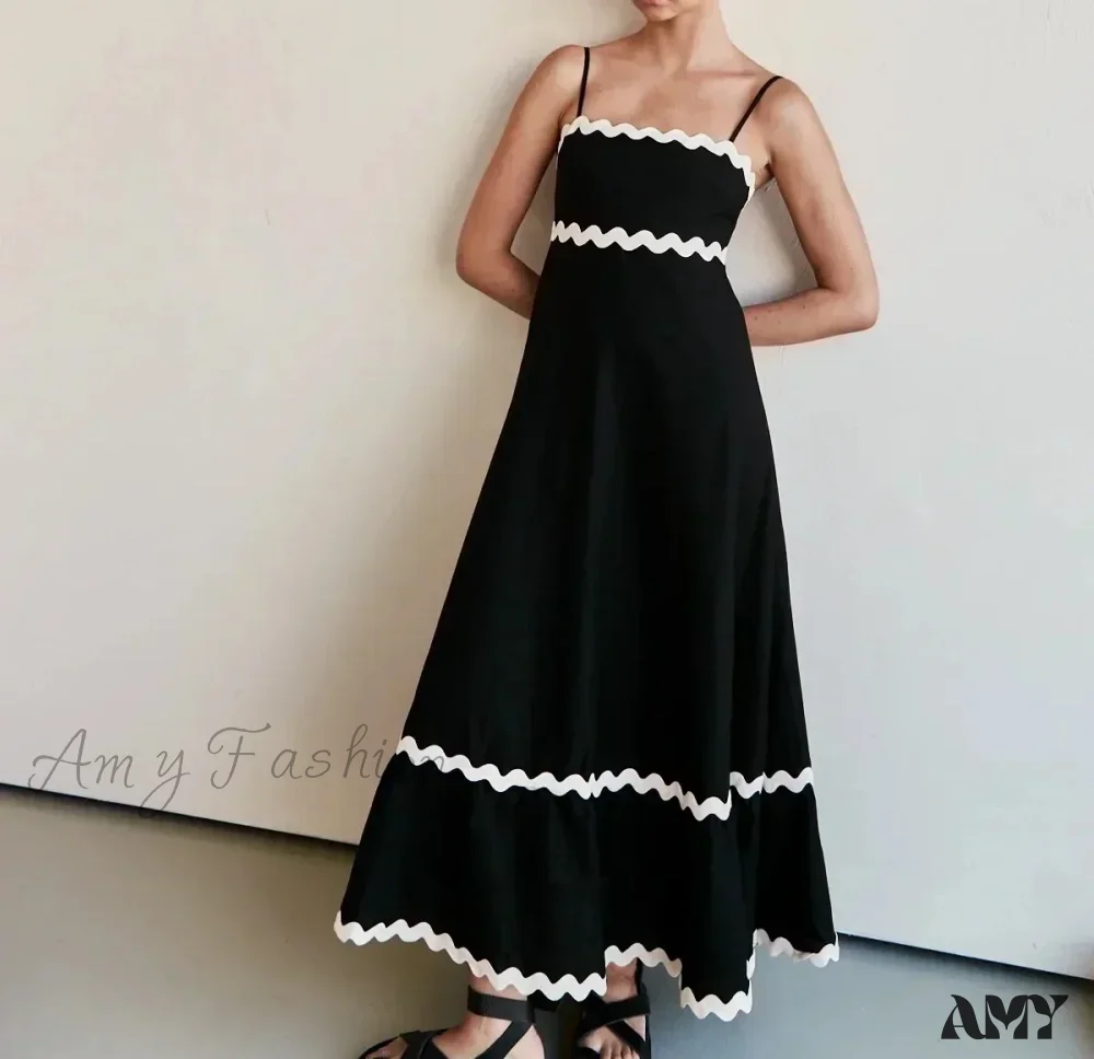 Amy Fashion - New Fashion Sexy Strapless Strap Women Long Boho Dress - Image 7