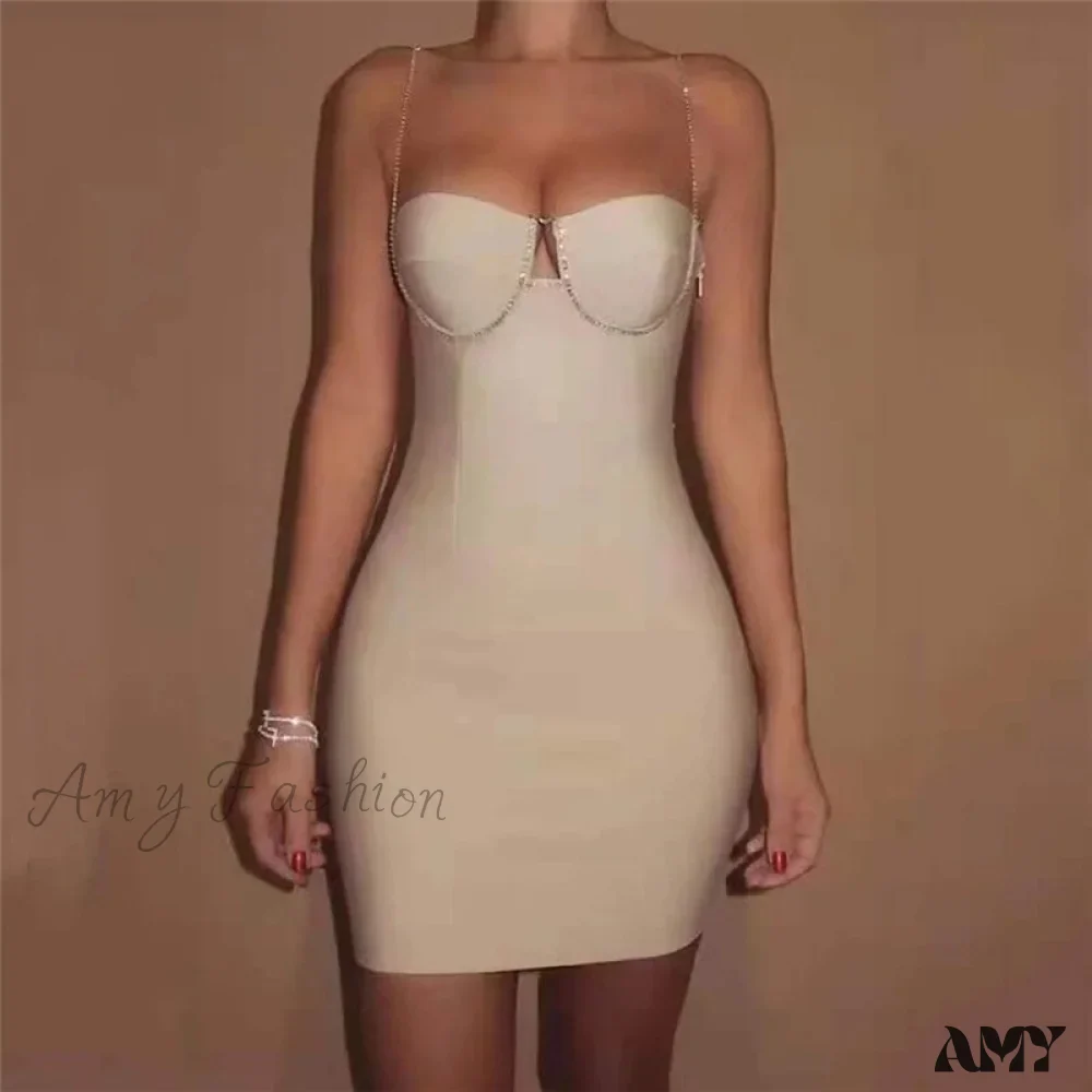 Amy Fashion - Diamonds Sheath Bandage Dress - Image 7