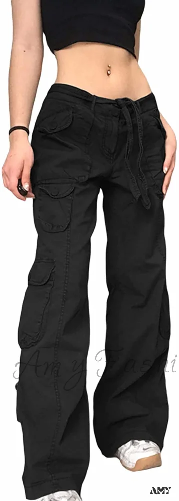 Amy Fashion - Gothic Punk Baggy Vintage Trousers - Image 6