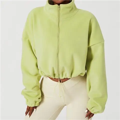 Patchwork Shirring Zipper Coat