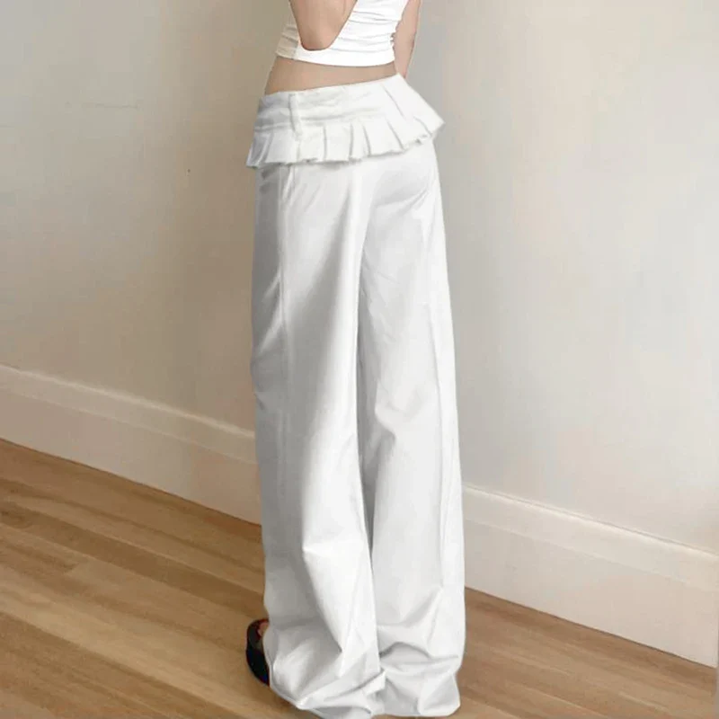 Pleated Straight Loose Pant - Image 3