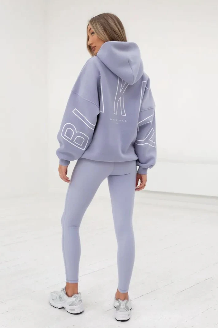 Printed Thick Loose Hoodie - Image 4