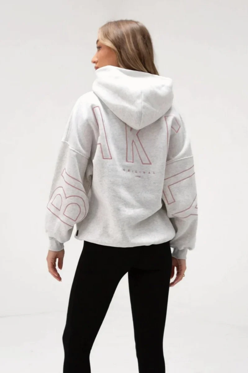 Printed Thick Loose Hoodie - Image 6