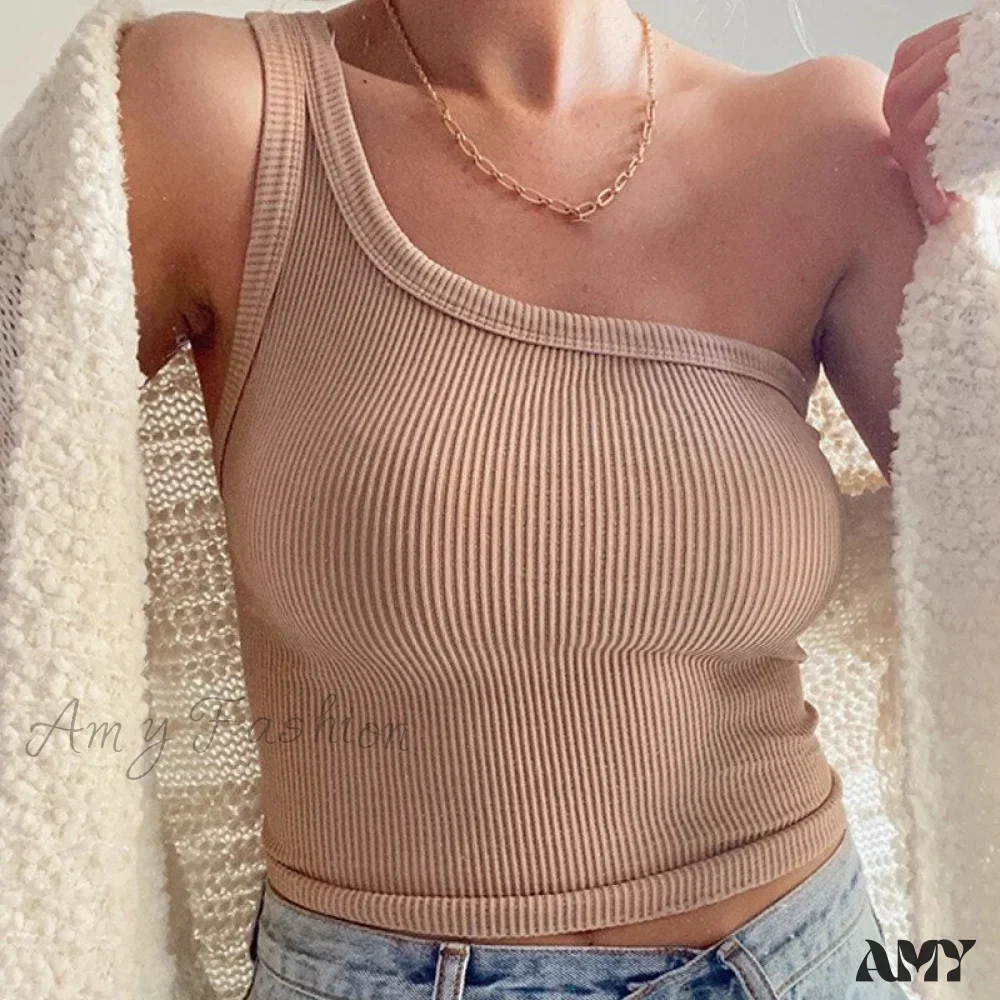 Amy Fashion - Ribbed Knitted Tank Top - Image 10