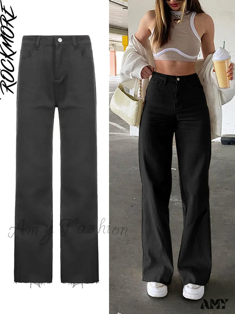 Amy Fashion - Brown Vintage Baggy Jeans - Image 13