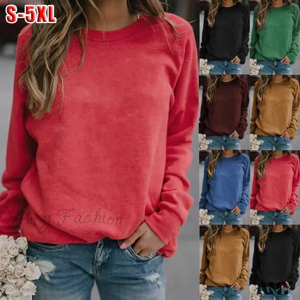 Amy Fashion - Long Sleeve O Neck T-Shirt - Image 2